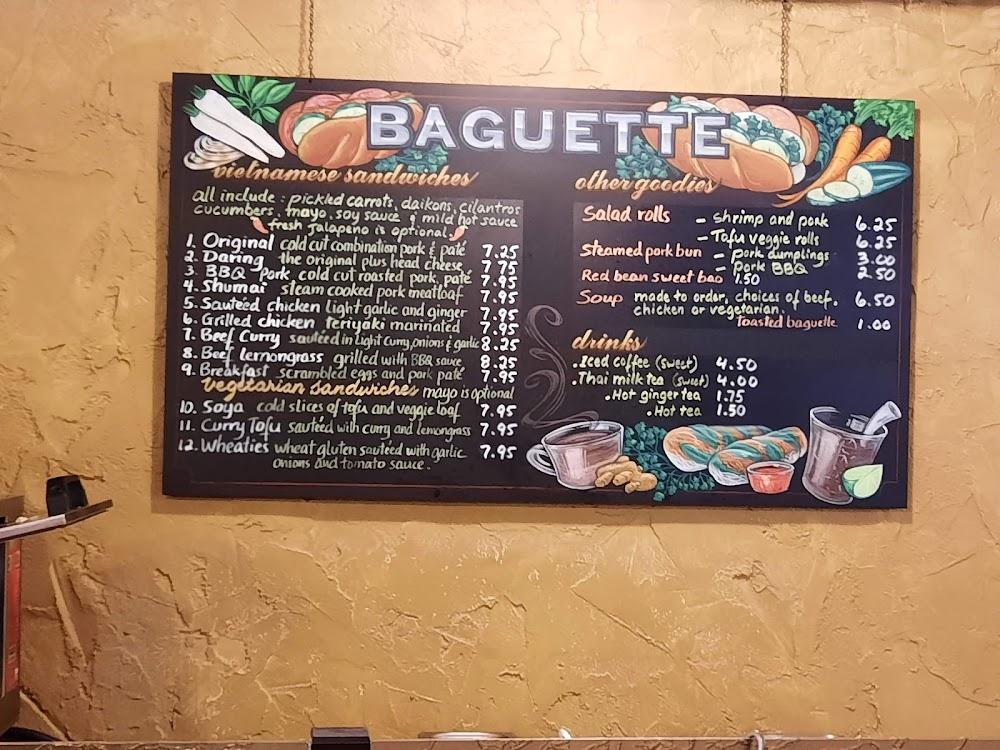 Baguette Vietnamese Sandwiches Menu image 2