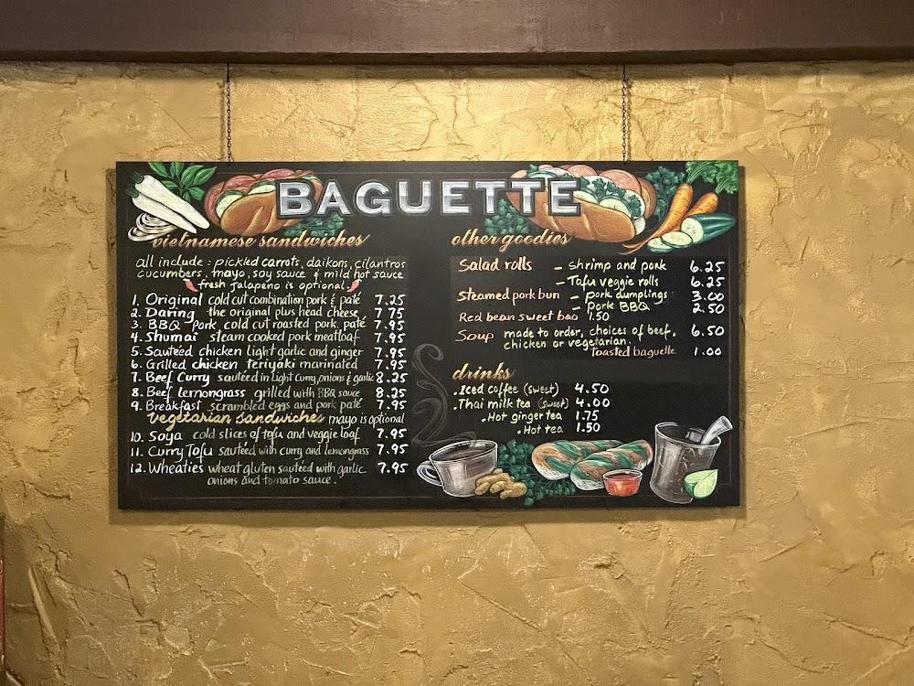 Baguette Vietnamese Sandwiches Menu image 3